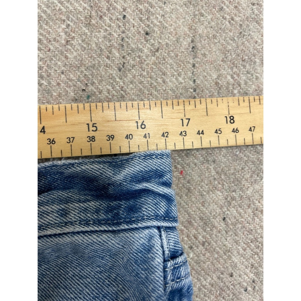vintage Levi's Silver Tab Jeans mens 32x27 blue 1990s straight Leg - Picture 8 of 10